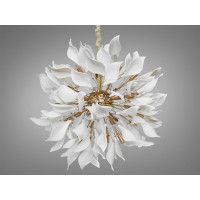 Люстра в зал 18 ламп, золото Diasha 7172-32+8PGD