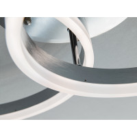 Люстра Diasha кільця матовий хром 50W пульт Diasha 2539NEWHRdimmer