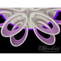 Светодиодная люстра Diasha 1673/8+4WH LED 3color dimmer 