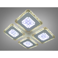 Светодиодная люстра светильник с пультом и подсветкой Diasha MX2805/4WH