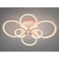 Потолочная светодиодная люстра с пультом управления Diasha 8022/6WHLED3colordimmer
