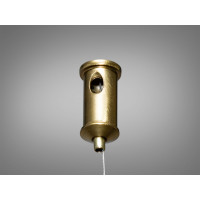 Люстри 2024 тренди, світлодіодна підвісна люстра Шланг, 22W, бронза Diasha SY9610-2000GAB