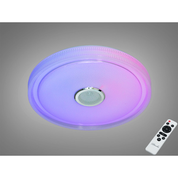 Стельова люстра LED біла 80 Вт RGB Bluetooth TUYA Diasha DB-8311/500RGB+MP3+TUYA