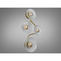 Декоративний настінний світлодіодний світильник лофт, 8 Вт, золото Diasha F3789