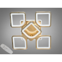 Світлодіодна люстра смарт світильник з пультом, 85W, хром Diasha S8060/4+1GLED3colordimmer