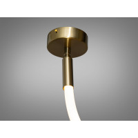 Люстри 2024 тренди, світлодіодна підвісна люстра Шланг, 22W, бронза Diasha SY9610-2000GAB