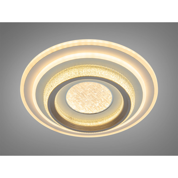 Світлодіодний стельовий світильник сірий 34Вт CCT Diasha 12505