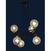 Люстра молекула Levistella 761ZDH06-6 BK+BK