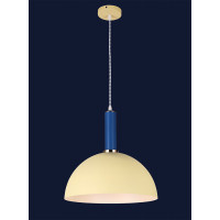 Люстры подвесные на одну лампу  Levistella 7529514 BEIGE-INDIGO