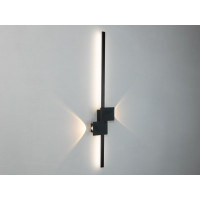 Оригінальний лінійний світлодіодний світильник на стіну, 25W, чорний Diasha 1552/800BK