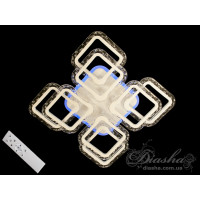 Люстра потолочная светодиодная LED с пультом Diasha QX2517/4+4XS WH LED 3color dimmer 