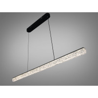 Світлодіодна лінійна люстра підвіс над столом, 40 Вт, сіра Diasha XH1001/1000BK