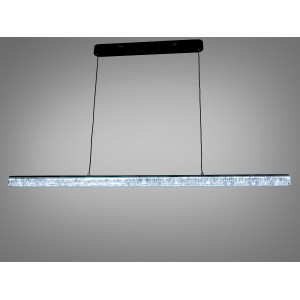 Підвісна LED люстра Diasha чорна 58 Вт 10 м² Diasha 1105/1200BK