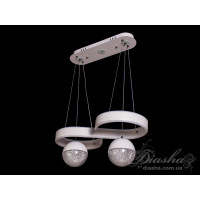 Люстра лед подвесная декоративная 70W Diasha 3023/2WH