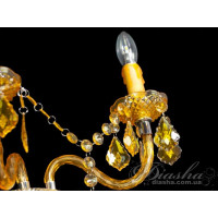 Недороге бра із кольорового акрилу в класичному стилі, на дві лампи Diasha 1004/2Y-HR