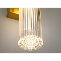 Лаконічно мінімалістичне світлодіодне бра, 5 Вт, золото Diasha F3018GD