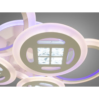 Cветодиодная люстра в зал Diasha AD8200/3+3WH LED 3color dimmer  