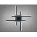 Стельова LED люстра Diasha MX3068 57W чорний акрилові розсіювачі сучасний дизайн Diasha MX3068/4BK