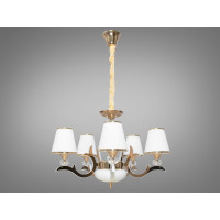 Заворожлива класична люстра з ріжками, що світяться 25W/4100K, золото Diasha 8329/5G4100K