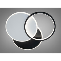 Стельова світлодіодна люстра 46W Diasha Z212-2BLACK