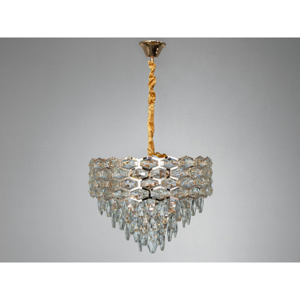 Люстра кришталева Diasha Classic золото 9 ламп Diasha 2036/500SGD