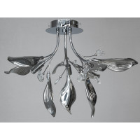 Модна підвісна керамічна люстра в вітальню, 3 лампи, золото Diasha 7229-3CHR Модна підвісна керамічна люстра в вітальню, 3 лампи, золото Diasha 7229-3CHR