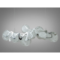 Люстра в зал декоративная Diasha Y21053/L1000WH+HR