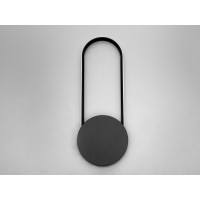 Дизайнерський настінний світлодіодний світильник, 28W, чорний Diasha 7265BK