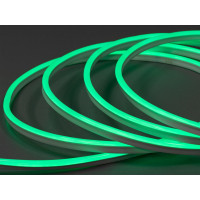 LED NEON 220в, герметичний, 7x15мм, зелений Diasha P220-NEON-GREEN-65-7