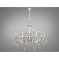 Люстра в зал классическая на 12 ламп Е14 Diasha 4804/8+4