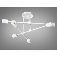 Стильна люстра у стилі Loft на 6 ламп, біла Diasha XL2039-6WH