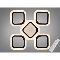 Потолочная светодиодная люстра с пультом 50W Diasha AS8060/4+1BK