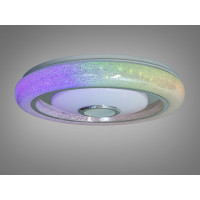 Стельова люстра LED біла 80 Вт RGB Bluetooth TUYA Diasha DB-8314/500RGB+MP3+TUYA