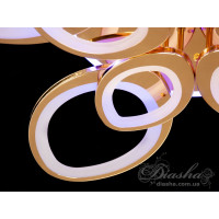 Cветодиодная люстра Diasha 8059/5+5G LED 3color dimmer