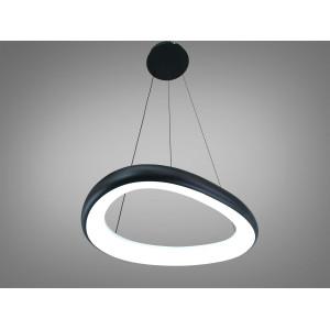 Світлодіодна люстра з підсвічуванням на пульті, 90 Вт, чорна Diasha 0472ABK