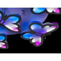 Люстра светодиодная в детскую комнату Diasha 8067/5+1WH RGB