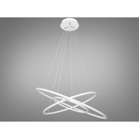 Люстра светодиодная декоративная кольца  Diasha MD9079-3AWH-600+400+200 dimmer 