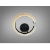 Стельова LED люстра чорна 50W пульт Diasha 2509/500BK