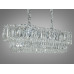 Шедевральна підвісна кришталева люстра овальної форми  на 10 ламп Diasha 310-800x300CH