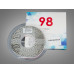 LED стрічка 24В, 240 діодів на метр, 10мм, холодний Diasha P24-2835-240-CW-20-10
