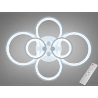 Світлодіодна люстра 115W Diasha 8022/6WH