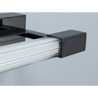 Настінний LED світильник Лофт чорний хром 7 Вт Diasha 9602/S