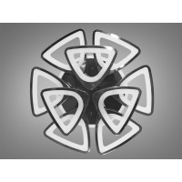 Cветодиодная люстра Diasha 8118/6+3BHR LED 3color dimmer 