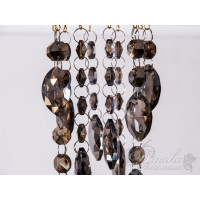 Точковий світильник із кришталевими підвісками Diasha 6019AGD-SM