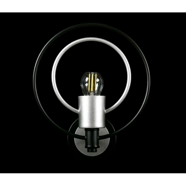 Бра с плафонами B07481/1W (BLACK+GLITTER SILVER) Splendid-Ray
1002632