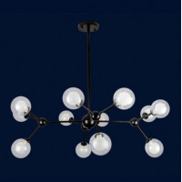 Люстра молекула в стиле лофт Levistella 7526083-12 BK