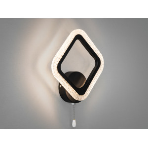 Стильний світлодіодний світильник приліжковий, 13W Diasha 2406/1BK