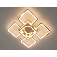 Світлодіодна люстра смарт світильник з пультом dimmer, 115W, хром Diasha 8060/4+1G