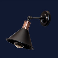 Бра настенные светильники черного цвета Levistella 707W102F3-1 BK