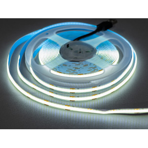LED стрічка 5В з USB, 120 діодів на метр, 8мм, холодний Diasha P5-COB-320-CW-20-8